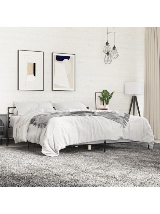 VOODIRAAM, HALL SONOMA TAMM, 180 X 200 CM, TEHISPUIT JA METALL
