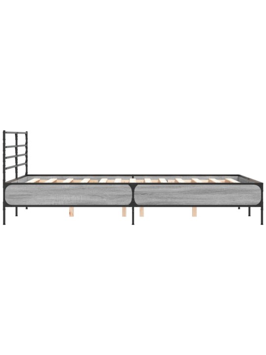 VOODIRAAM, HALL SONOMA TAMM, 120 X 190 CM, TEHISPUIT JA METALL