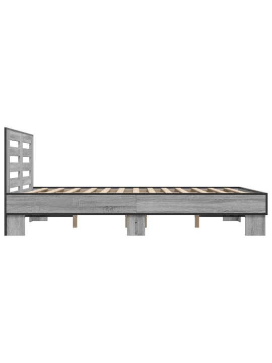 VOODIRAAM, HALL SONOMA TAMM, 135 X 190 CM, TEHISPUIT JA METALL