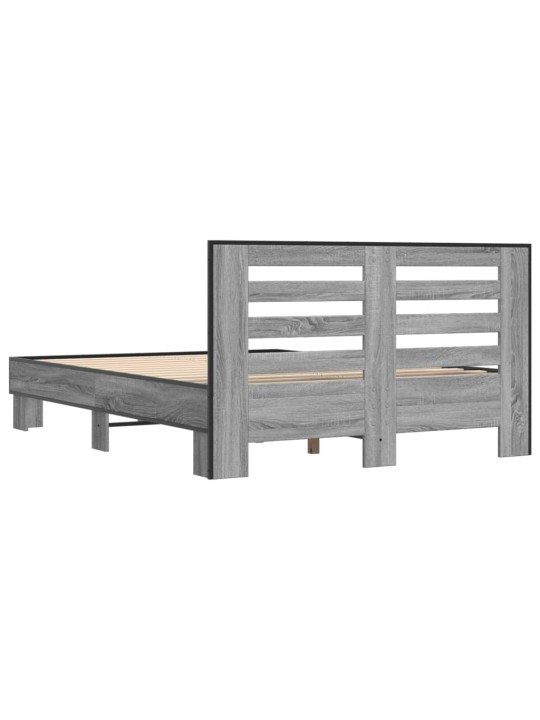 VOODIRAAM, HALL SONOMA TAMM, 135 X 190 CM, TEHISPUIT JA METALL
