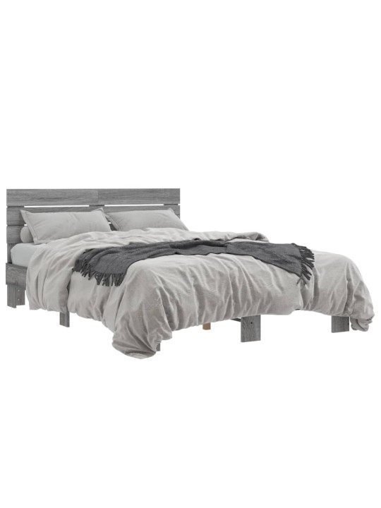 VOODIRAAM, HALL SONOMA TAMM, 135 X 190 CM, TEHISPUIT JA METALL