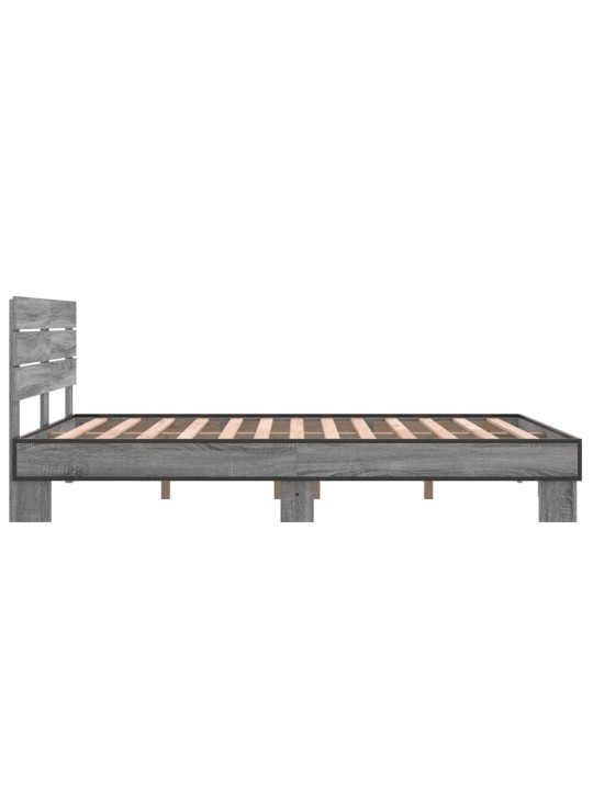 VOODIRAAM, HALL SONOMA TAMM, 135 X 190 CM, TEHISPUIT JA METALL