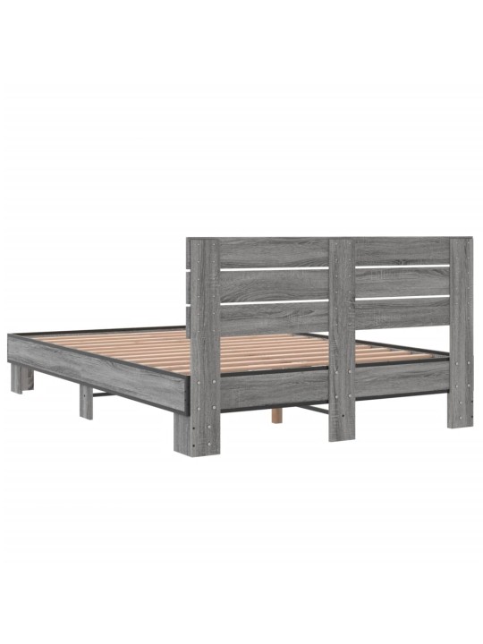 VOODIRAAM, HALL SONOMA TAMM, 135 X 190 CM, TEHISPUIT JA METALL