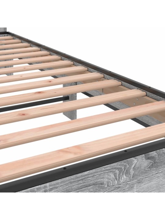 VOODIRAAM, HALL SONOMA TAMM, 135 X 190 CM, TEHISPUIT JA METALL