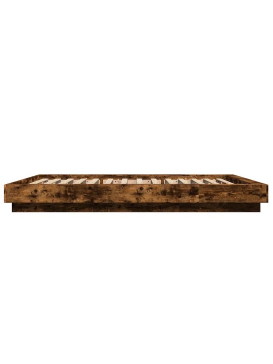 VOODIRAAM LED-TULEDEGA, SUITSUTATUD TAMM, 140X190 CM, TEHISPUIT