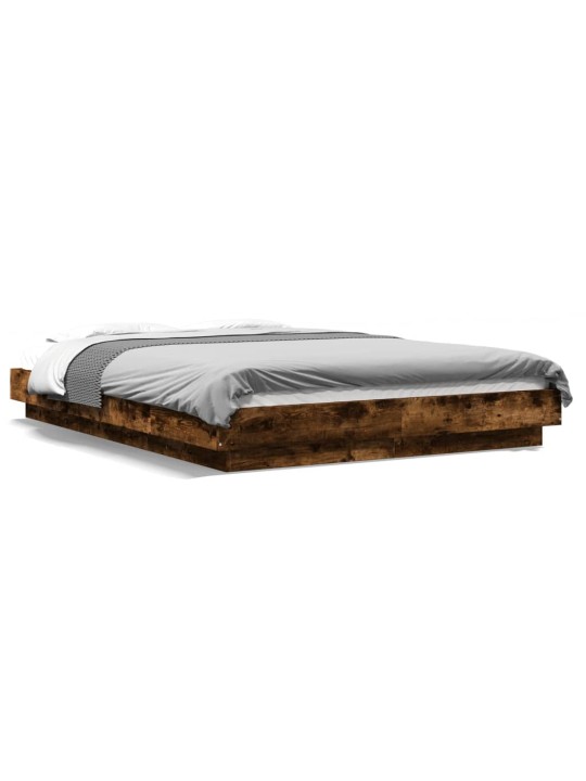 VOODIRAAM LED-TULEDEGA, SUITSUTATUD TAMM, 135X190 CM, TEHISPUIT