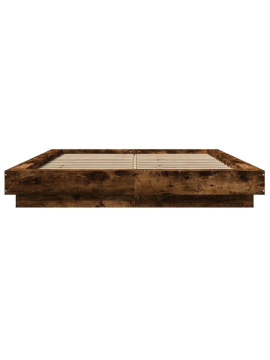 VOODIRAAM LED-TULEDEGA, SUITSUTATUD TAMM, 135X190 CM, TEHISPUIT