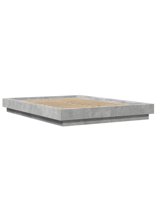 VOODIRAAM LED-TULEDEGA, BETOONHALL, 120 X 200 CM, TEHISPUIT