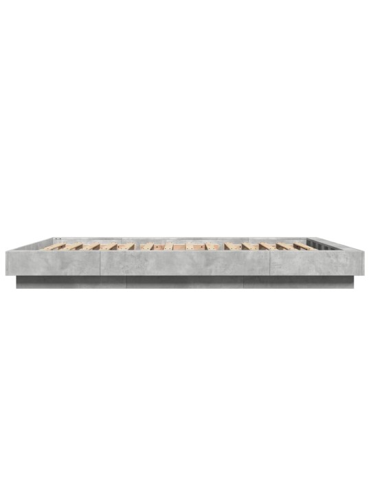 VOODIRAAM LED-TULEDEGA, BETOONHALL, 120 X 200 CM, TEHISPUIT
