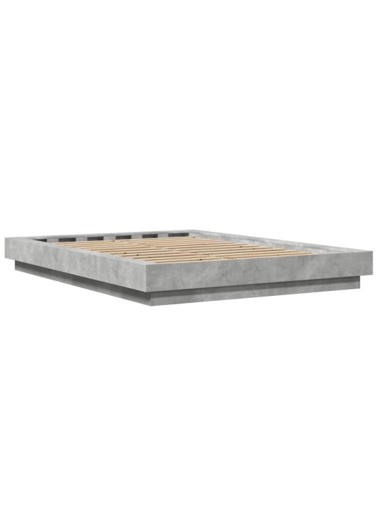 VOODIRAAM LED-TULEDEGA, BETOONHALL, 120 X 200 CM, TEHISPUIT