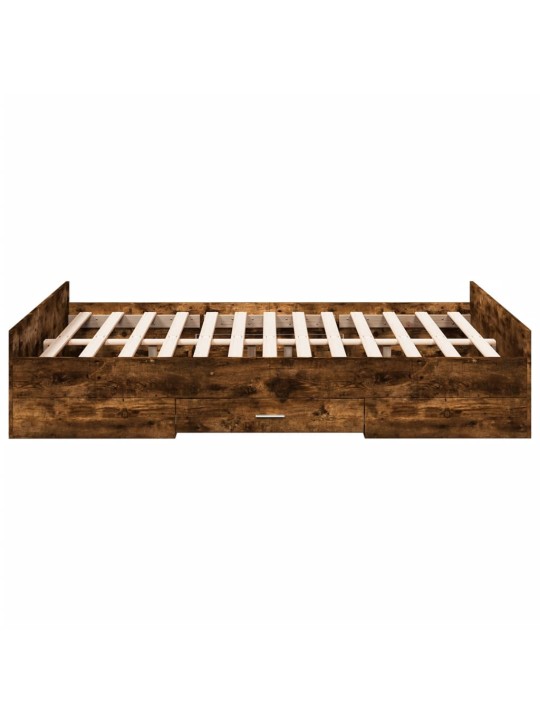 VOODIRAAM SAHTLITEGA, SUITSUTATUD TAMM, 135X190 CM, TEHISPUIT