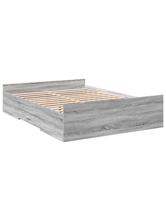 VOODIRAAM SAHTLITEGA, HALL SONOMA TAMM, 135 X 190 CM, TEHISPUIT