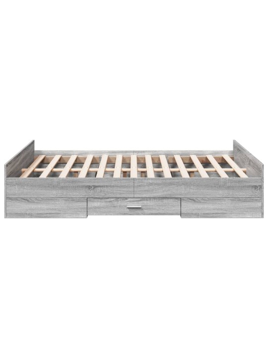 VOODIRAAM SAHTLITEGA, HALL SONOMA TAMM, 135 X 190 CM, TEHISPUIT