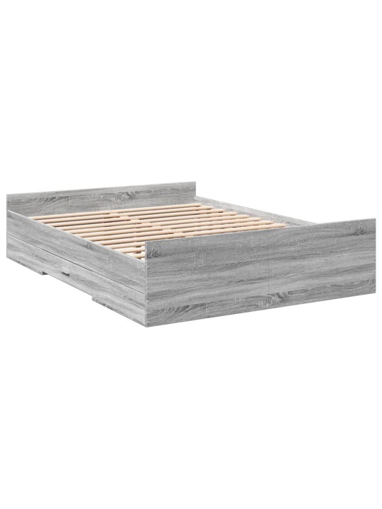 VOODIRAAM SAHTLITEGA, HALL SONOMA TAMM, 135 X 190 CM, TEHISPUIT