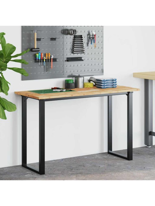 Kirjutuslaua plaat, 120x50x2 cm, õliviimistlusega akaatsiapuit