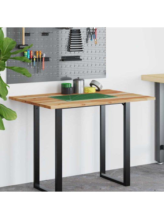 Kirjutuslaua plaat, 120x70x2 cm, õliviimistlusega akaatsiapuit
