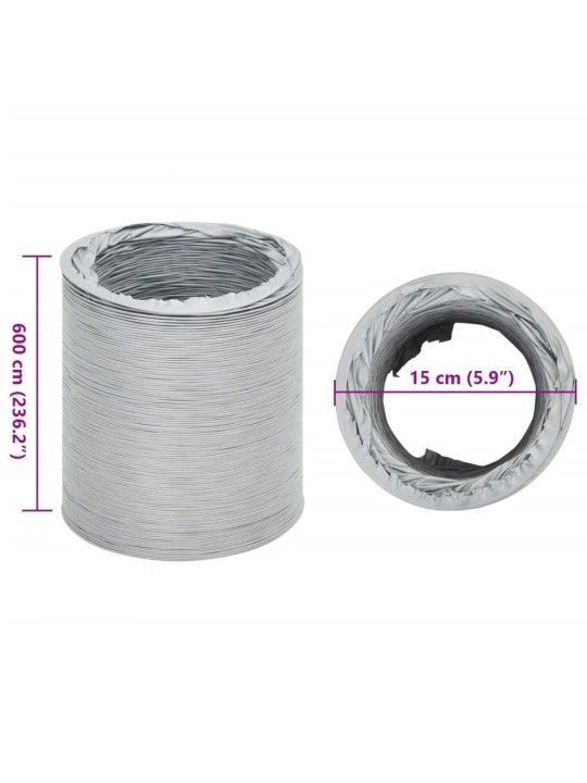 VÄLJALASKEKANAL, PVC, 6 M, Ø15 CM