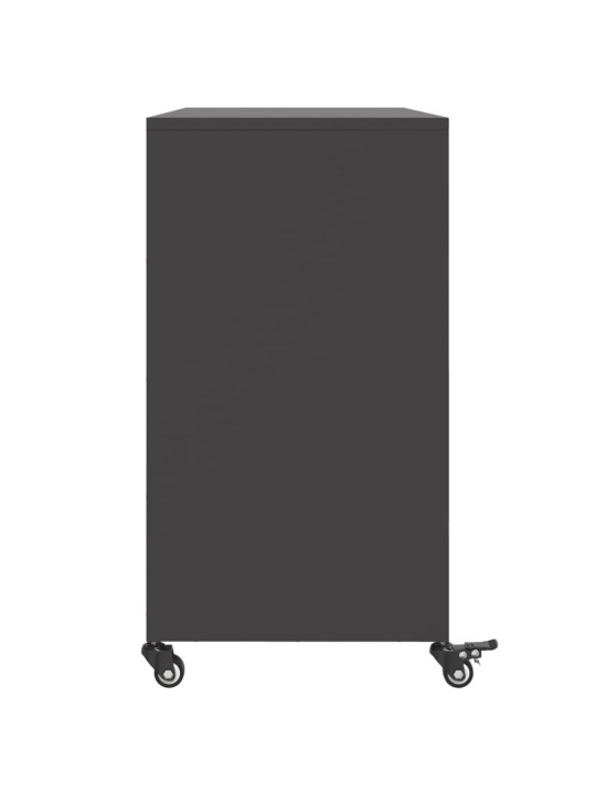 PUHVETKAPP, MUST, 100,5 X 39 X 72 CM, TERAS