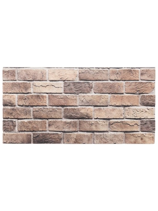 3D SEINAPANEELID 10 TK, PRUUN, 100 X 50 CM, EPS