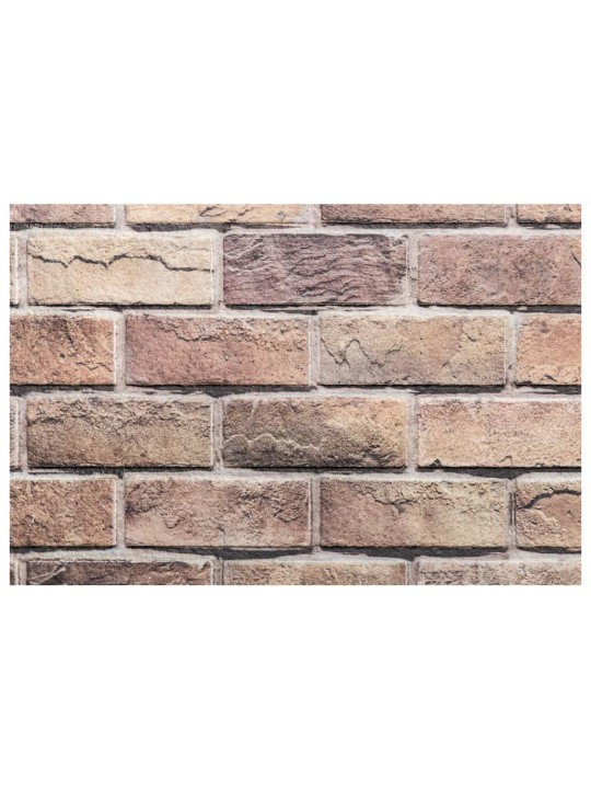 3D SEINAPANEELID 10 TK, PRUUN, 100 X 50 CM, EPS