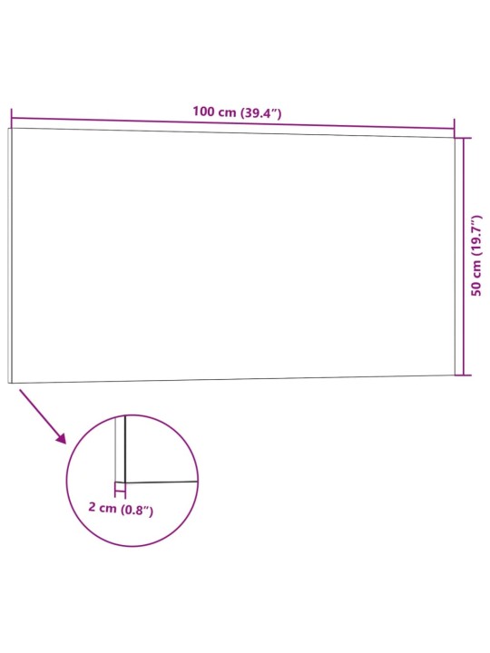 3D SEINAPANEELID 10 TK, PRUUN, 100 X 50 CM, EPS