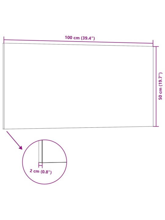 3D SEINAPANEELID 10 TK, HELEHALL, 100 X 50 CM, EPS