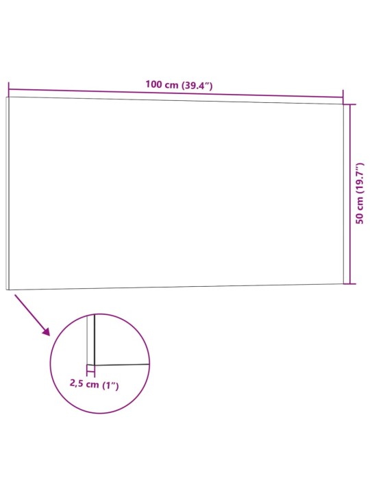 3d seinapaneelid 5 tk, pruun, 100 x 50 cm, eps