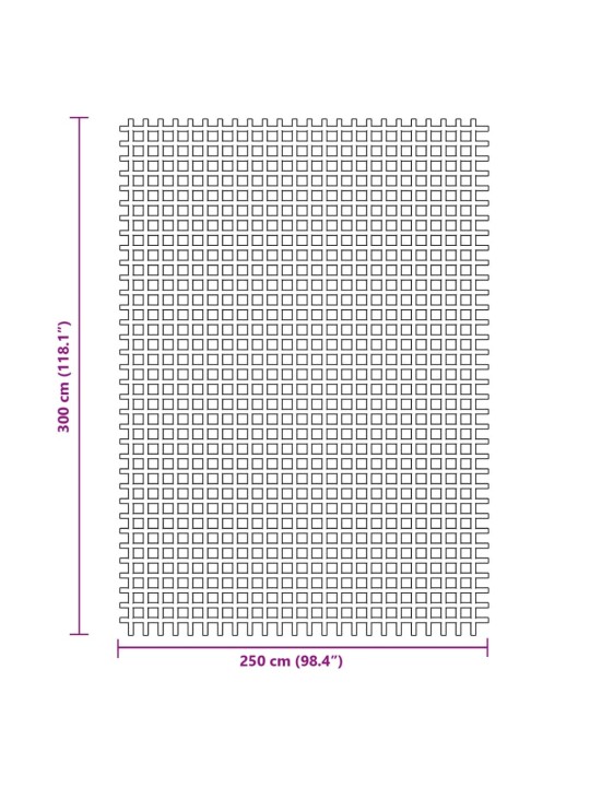 Matka põrandavaip, antratsiithall, 3x2,5 m