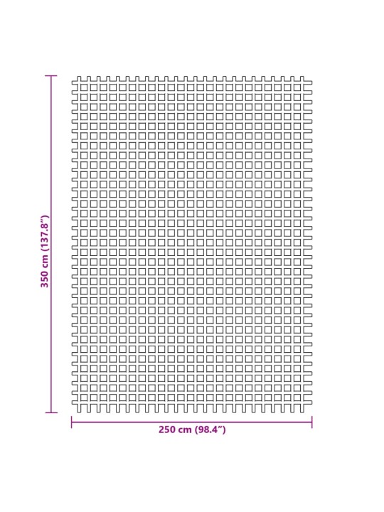 Matka põrandavaip, antratsiithall, 3,5x2,5 m