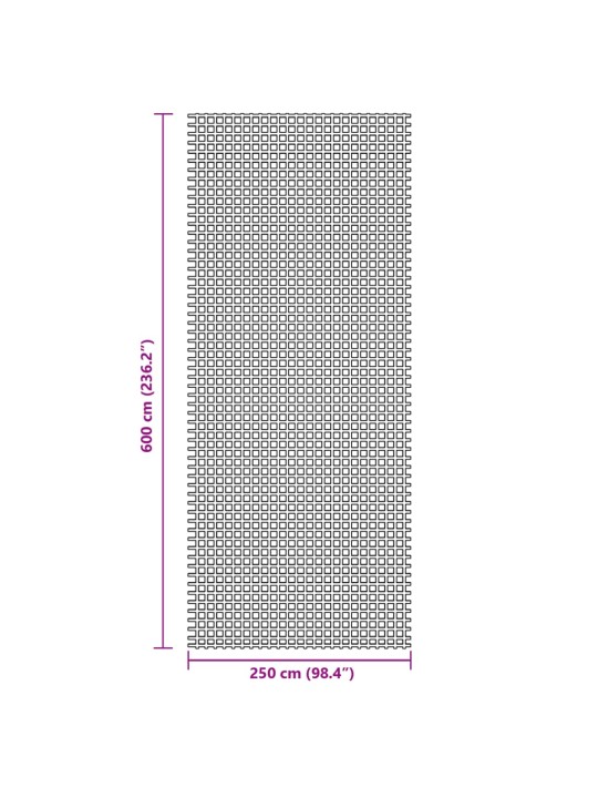 TELGIVAIP, 6 X 2,5 M, ANTRATSIITHALL