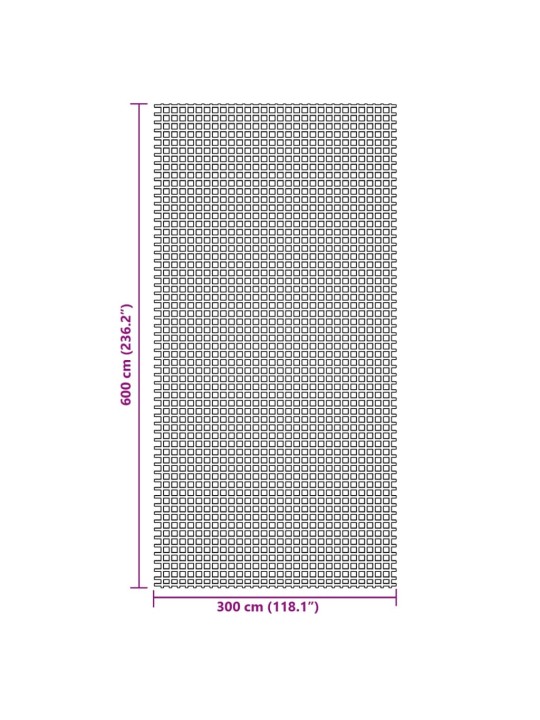 TELGIVAIP, 6 X 3 M, SININE