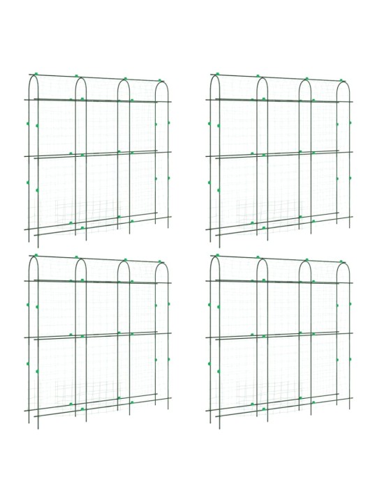Aiavõred ronitaimedele 4 tk, u-kuju, teras