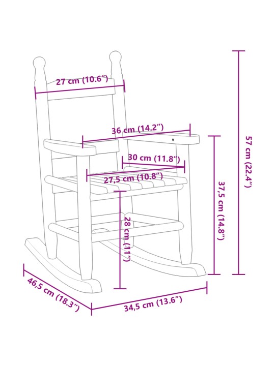Kiiktool lastele, pruun, paplipuit