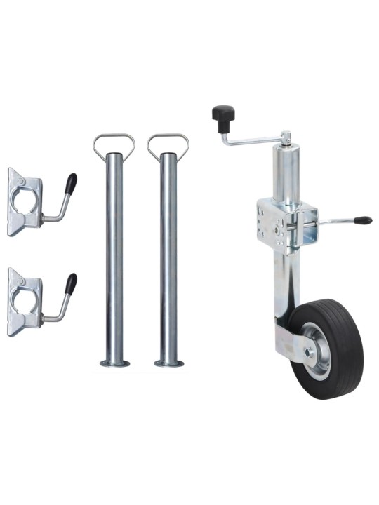 Haagise tugiratas 60 mm 2 tugitoru ja 3 klambriga