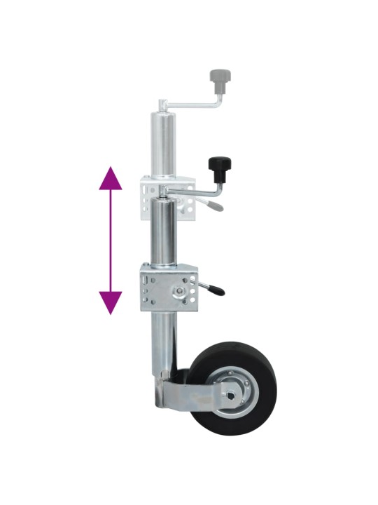 Haagise tugiratas 60 mm 2 tugitoru ja 3 klambriga