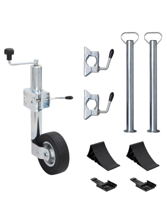 Haagise tugiratas 60 mm 2 tugitoru ja 3 klambriga