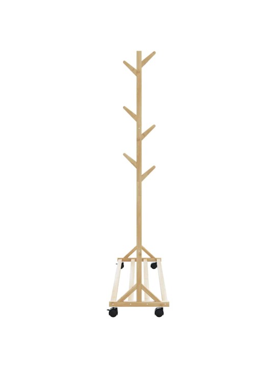 RIIDENAGI KONKSUDE JA RATASTEGA 100X35X157 CM BAMBUSEST