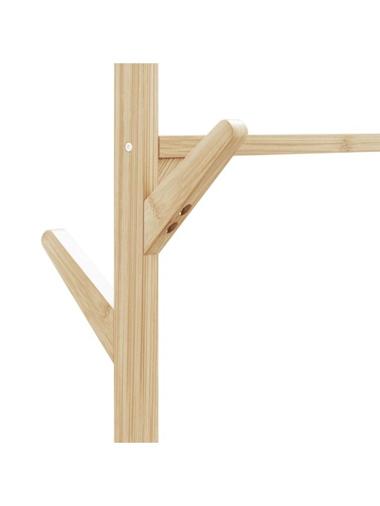 RIIDENAGI RIIULITE JA RATASTEGA 100X38X175,5 CM BAMBUSEST