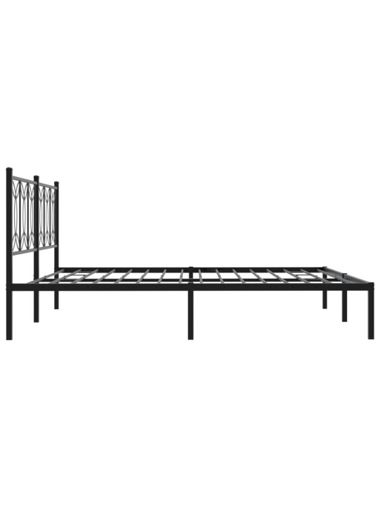 METALLIST VOODIRAAM PEATSIGA, MUST, 200X200 CM