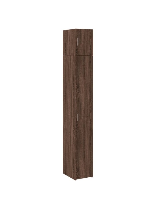 Kitsas hoiukapp, pruun tamm, 30 x 42,5 x 225 cm tehispuit