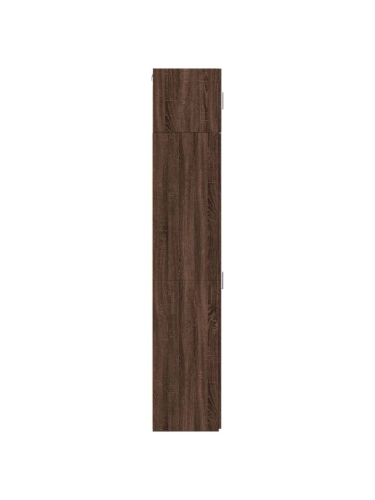 Kitsas hoiukapp, pruun tamm, 30 x 42,5 x 225 cm tehispuit