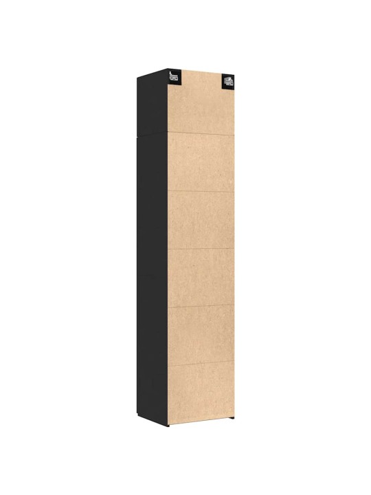 KITSAS HOIUKAPP, MUST, 50 X 42,5 X 225 CM, TEHISPUIT