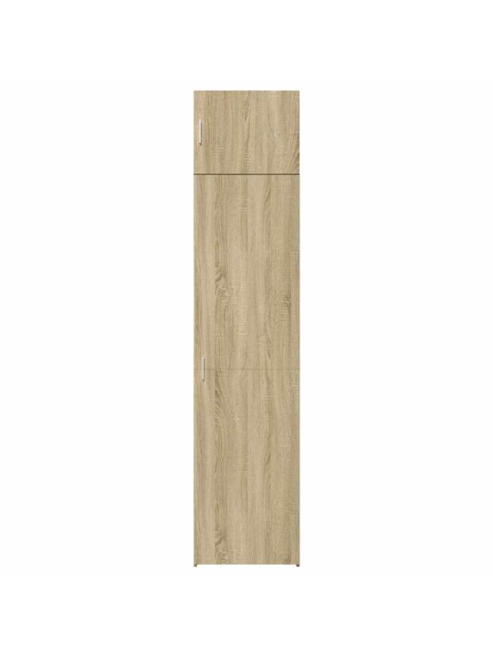 Kitsas hoiukapp, sonoma tamm, 50 x 42,5 x 225 cm, tehispuit