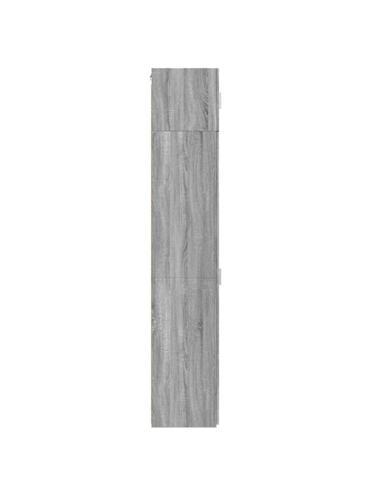 Kitsas hoiukapp, hall sonoma tamm, 50 x 42,5 x 225 cm tehispuit