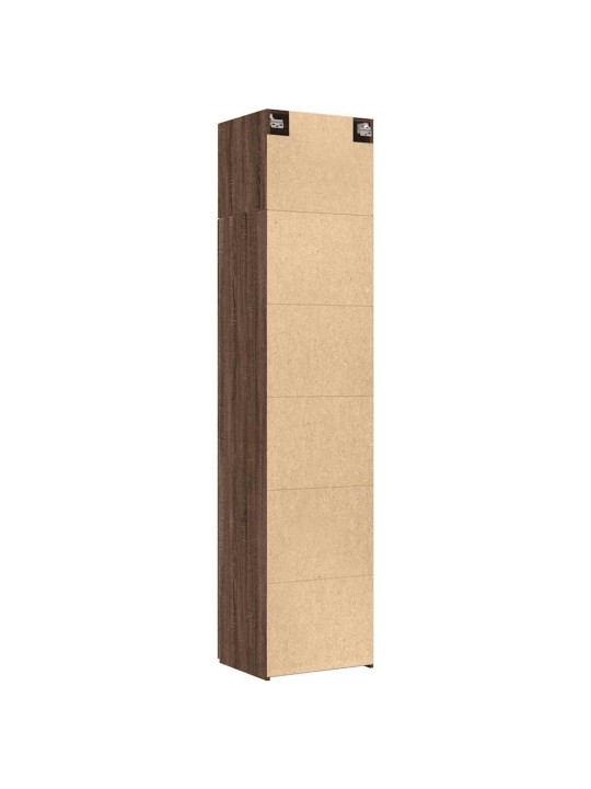KITSAS HOIUKAPP, PRUUN TAMM, 50 X 42,5 X 225 CM TEHISPUIT