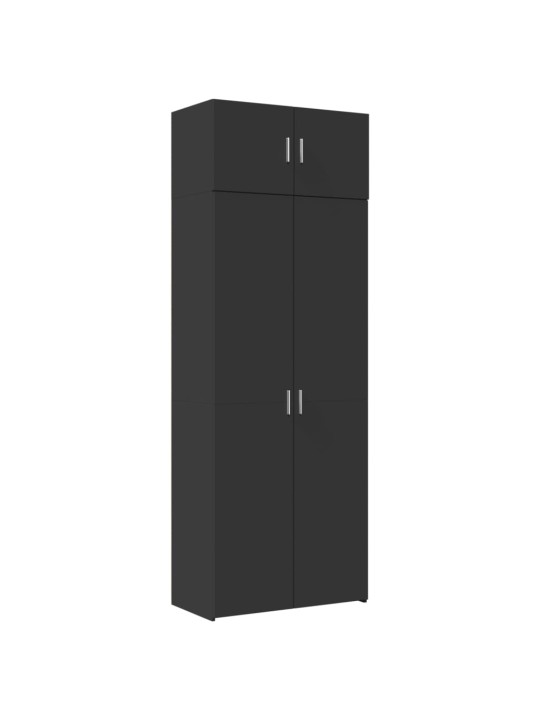 HOIUKAPP, MUST, 80 X 42,5 X 225 CM, TEHISPUIT