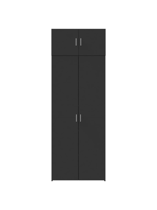 HOIUKAPP, MUST, 80 X 42,5 X 225 CM, TEHISPUIT