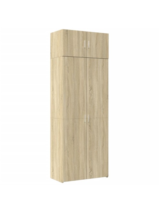 Hoiukapp, sonoma tamm, 80 x 42,5 x 225 cm, tehispuit