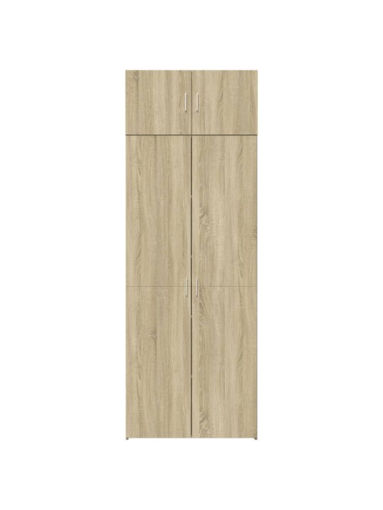 Hoiukapp, sonoma tamm, 80 x 42,5 x 225 cm, tehispuit