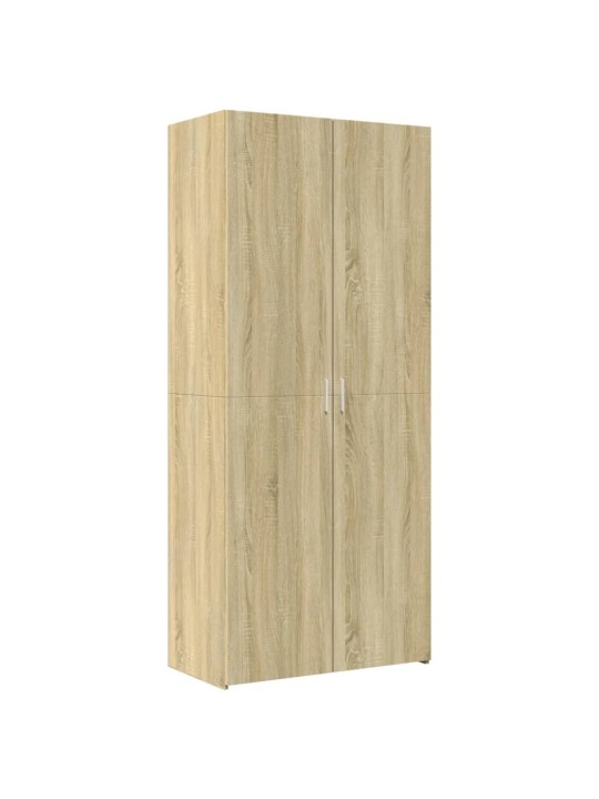 Hoiukapp, sonoma tamm, 80 x 42,5 x 225 cm, tehispuit